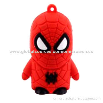 Cartoon USB Flash Drive, Suitable for Apple's Mac and PCs, No Driver Required